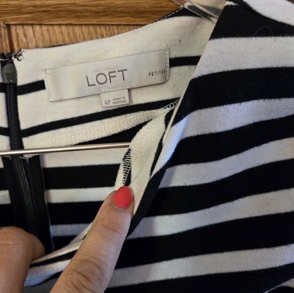 LOFT by Ann Taylor Midi Striped Dress 💲BUNDLE AND SAVE BIG💲 - Picture 4 of 4